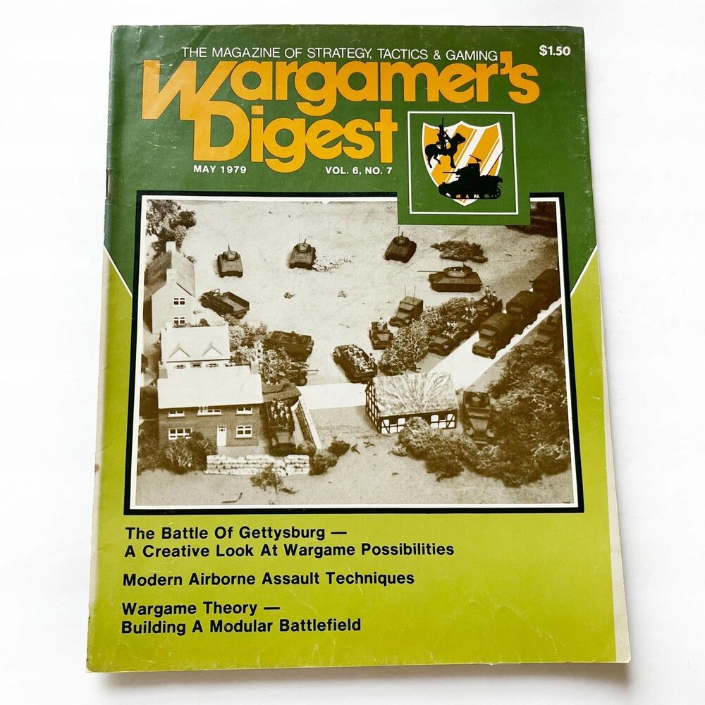 Wargamer's Digest Strategy Tactics & Gaming Vintage May 1979 Vol 6 No 7